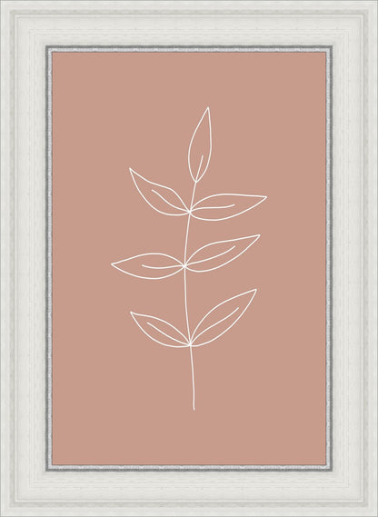 Minimalist Leaves Pink
