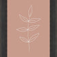 Minimalist Leaves Pink