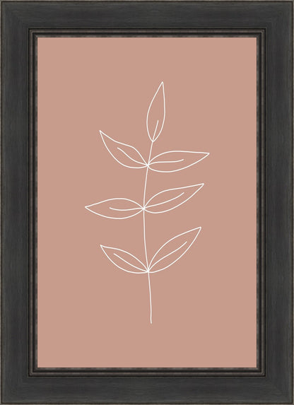 Minimalist Leaves Pink