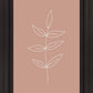 Minimalist Leaves Pink