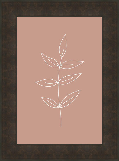 Minimalist Leaves Pink