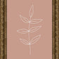 Minimalist Leaves Pink