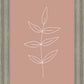 Minimalist Leaves Pink