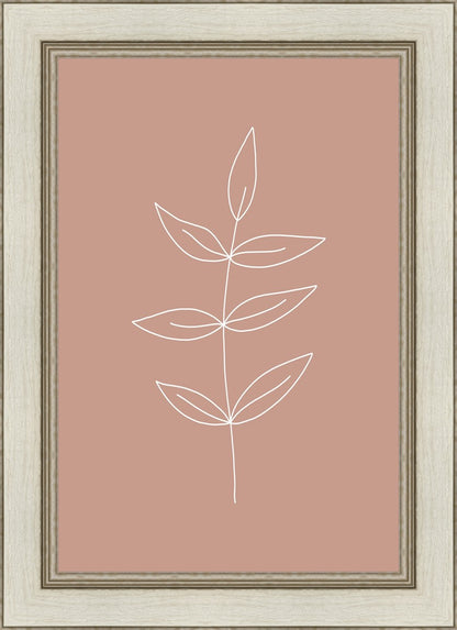 Minimalist Leaves Pink