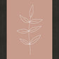 Minimalist Leaves Pink