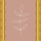 Minimalist Leaves Pink