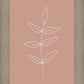 Minimalist Leaves Pink