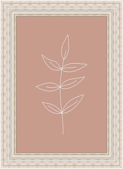 Minimalist Leaves Pink