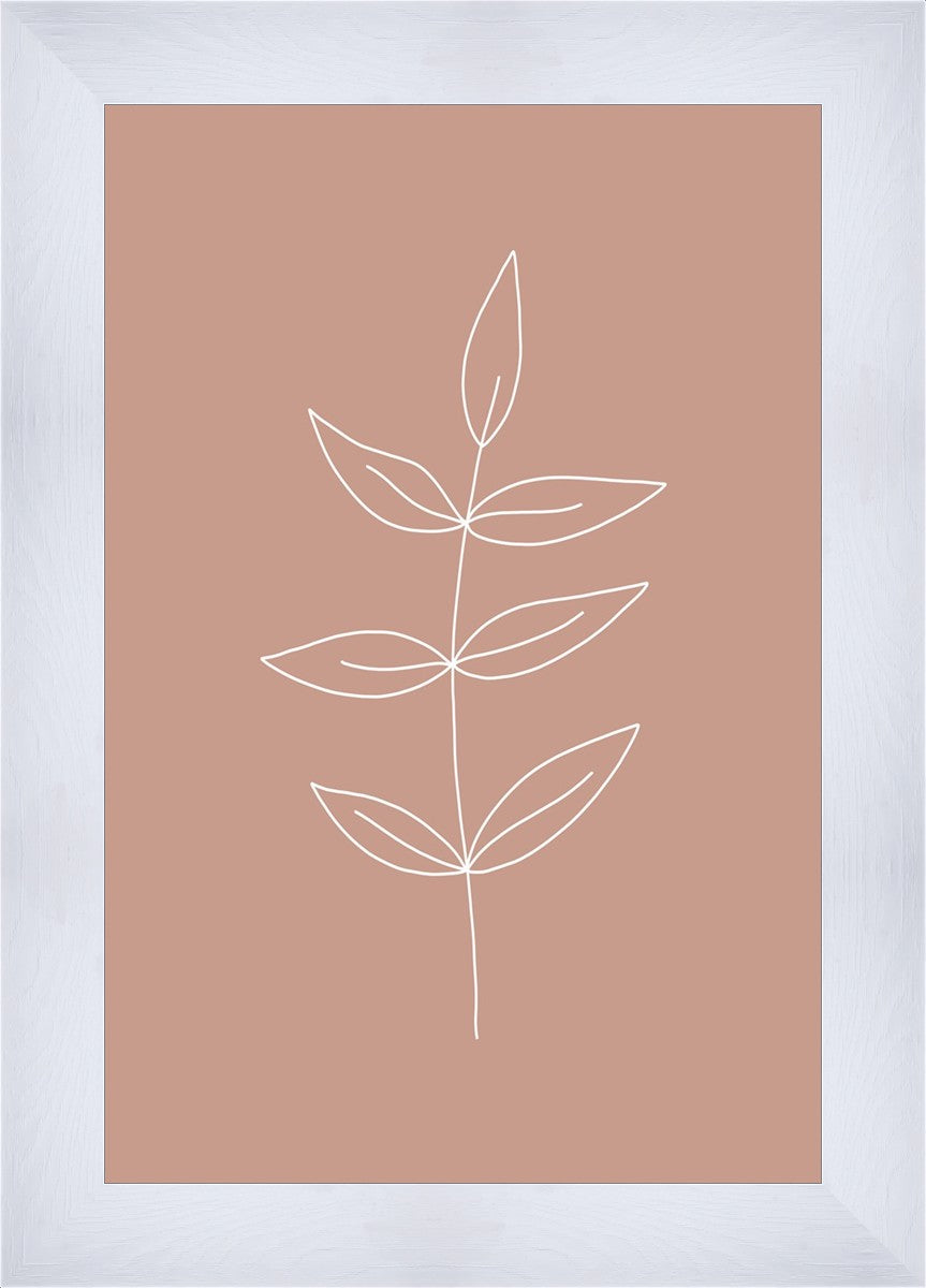 Minimalist Leaves Pink