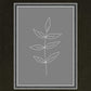 Minimalist Leaves Gray