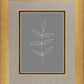 Minimalist Leaves Gray
