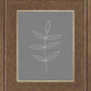 Minimalist Leaves Gray