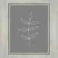 Minimalist Leaves Gray