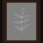 Minimalist Leaves Gray