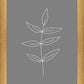 Minimalist Leaves Gray