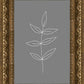 Minimalist Leaves Gray