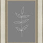 Minimalist Leaves Gray