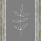 Minimalist Leaves Gray