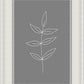 Minimalist Leaves Gray