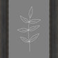 Minimalist Leaves Gray
