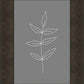 Minimalist Leaves Gray