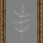 Minimalist Leaves Gray