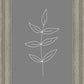Minimalist Leaves Gray