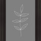 Minimalist Leaves Gray