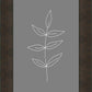 Minimalist Leaves Gray