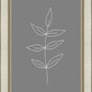 Minimalist Leaves Gray