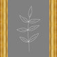 Minimalist Leaves Gray