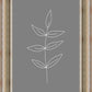 Minimalist Leaves Gray