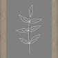 Minimalist Leaves Gray