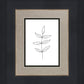 Minimalist Leaves White