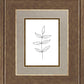 Minimalist Leaves White