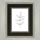 Minimalist Leaves White