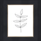 Minimalist Leaves White