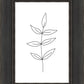 Minimalist Leaves White