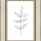 Minimalist Leaves White