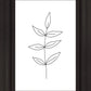 Minimalist Leaves White