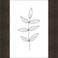 Minimalist Leaves White