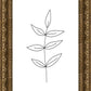 Minimalist Leaves White