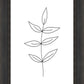 Minimalist Leaves White