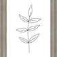 Minimalist Leaves White