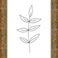 Minimalist Leaves White