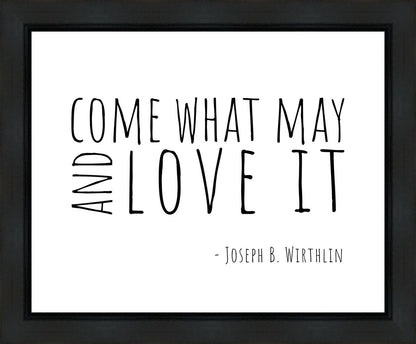 Come What May Gallery Wrap