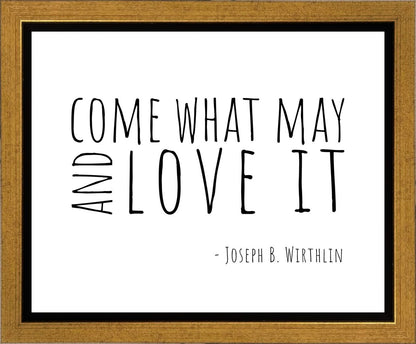 Come What May Gallery Wrap