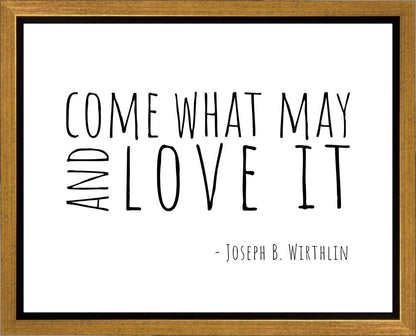 Come What May Gallery Wrap