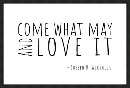 Come What May Gallery Wrap