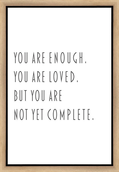 You Are Enough Gallery Wrap